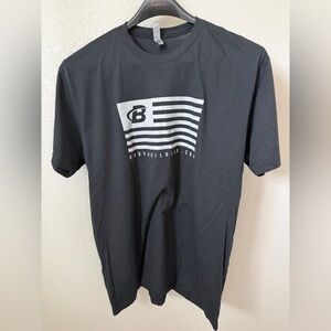 Bodybuilding-Men’s Black Logo T‑Shirt XL